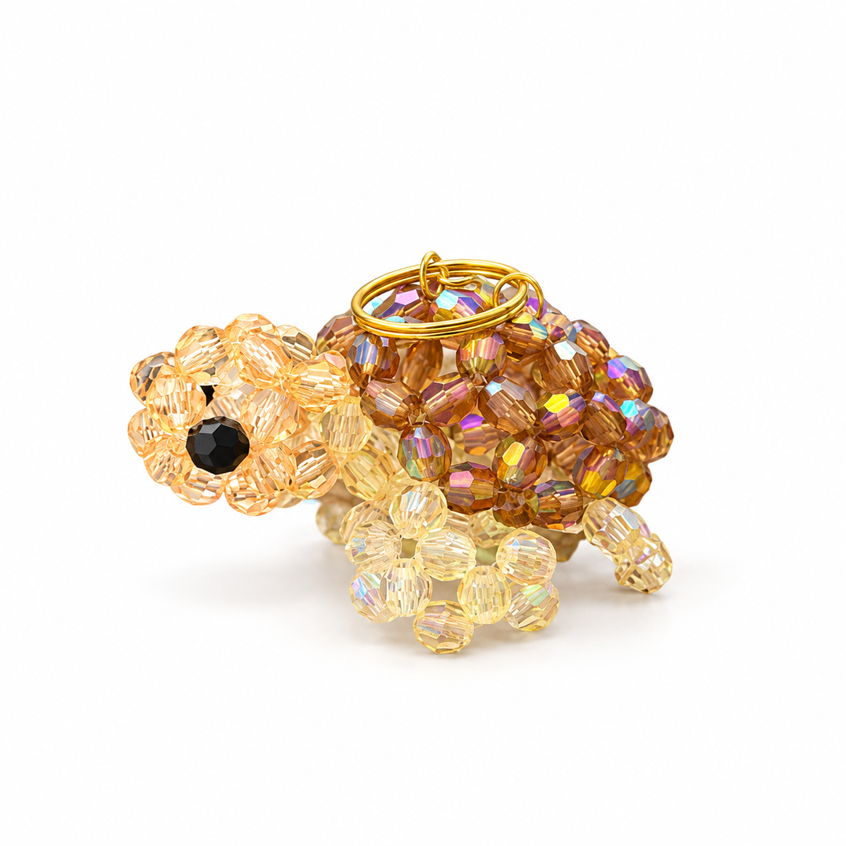 PORTACHIAVI TURTLE - Faceted Acrylic Beads