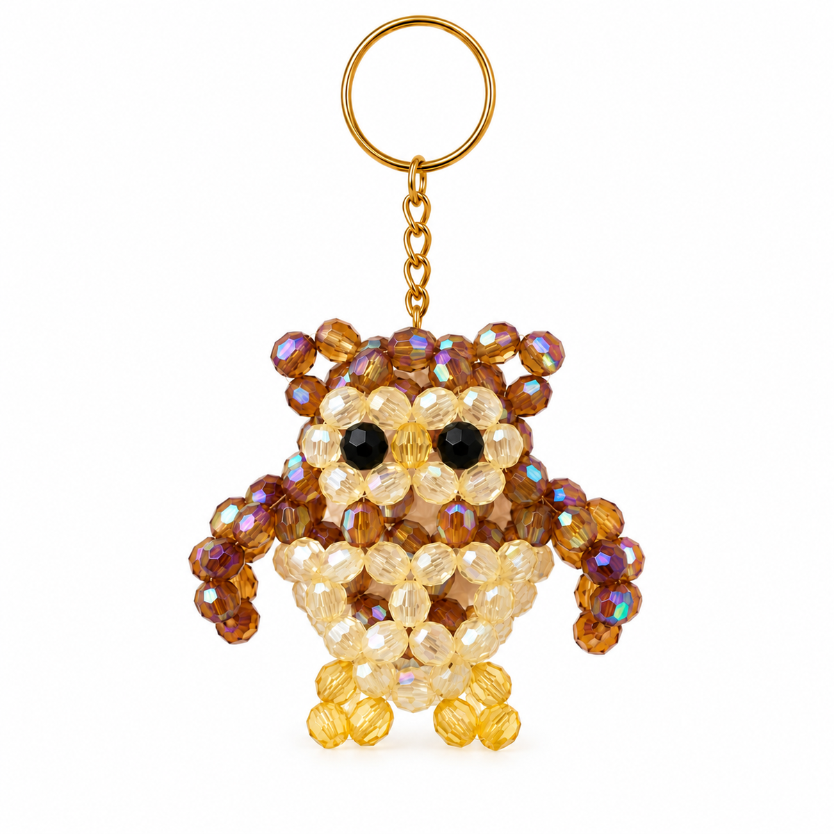 PORTACHIAVI GUFO - Faceted Acrylic Beads