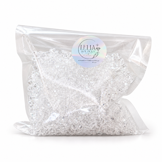 500 g ~ di PERLINE SFACETTATE - 8 mm