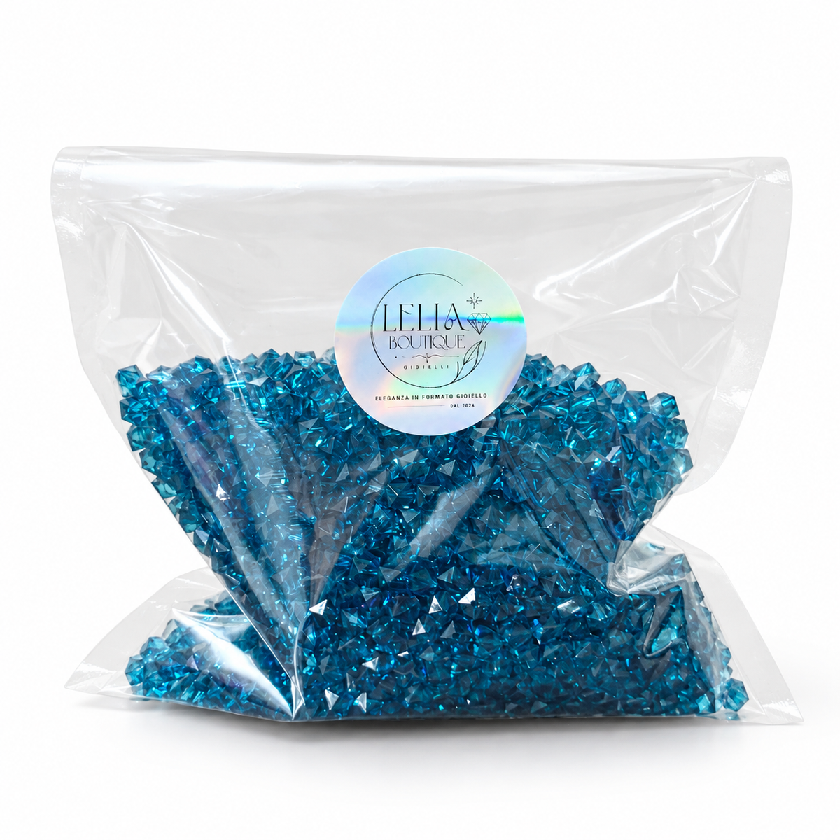 500 g ~ di PERLINE QUADRATE - 8 mm