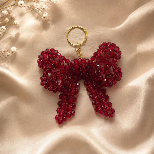 PORTACHIAVI FIOCCO (small) - Faceted Acrylic Beads
