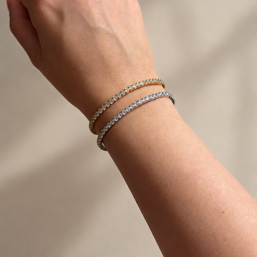 Bracciale Tennis Elasticizzato