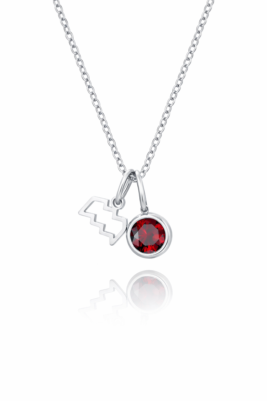 Collana Zodiacale con Birthstone