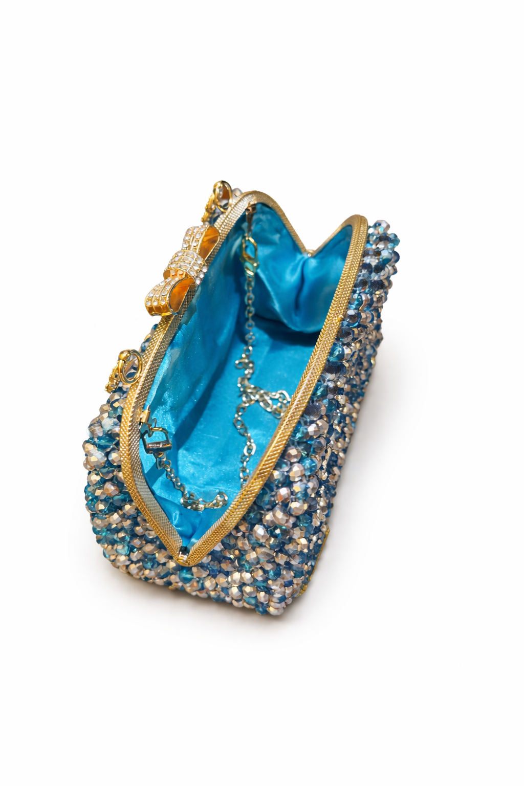 ALVIROSE - Medium Crystal Glass Jewel Bag