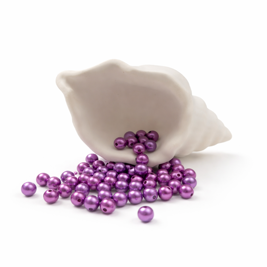 PERLINE TONDE ACRILICHE - 2160 pezzi (500 g ~)