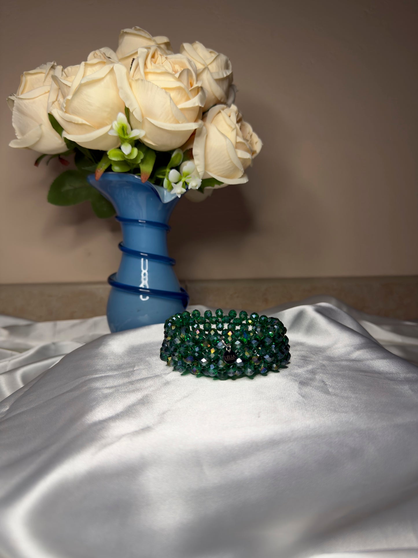 CHERRY GLOW - Mini-Kristallglas-Schmuckbeutel