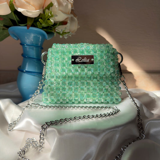 CHERRY GLOW - Mini Crystal Glass Jewel Bag