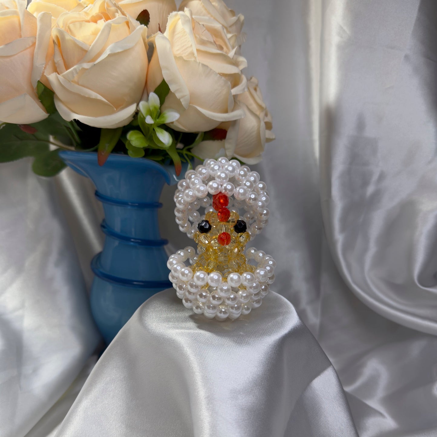 NASCITA DI PRIMAVERA - Uovo con Pulcino Decorativo