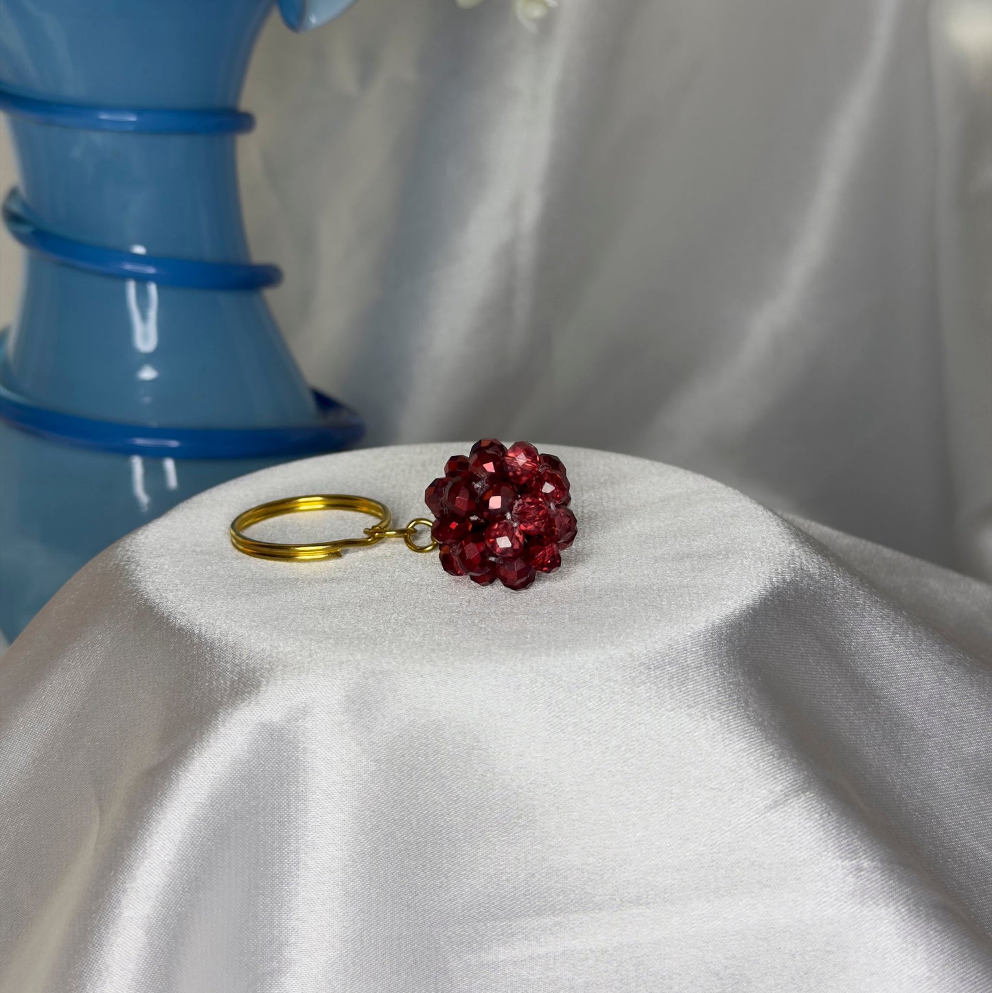 CHERRY GLOW - Mini-Kristallglas-Schmuckbeutel