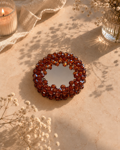 SPECCHIETTO PORTATILE - Faceted Acrylic Beads