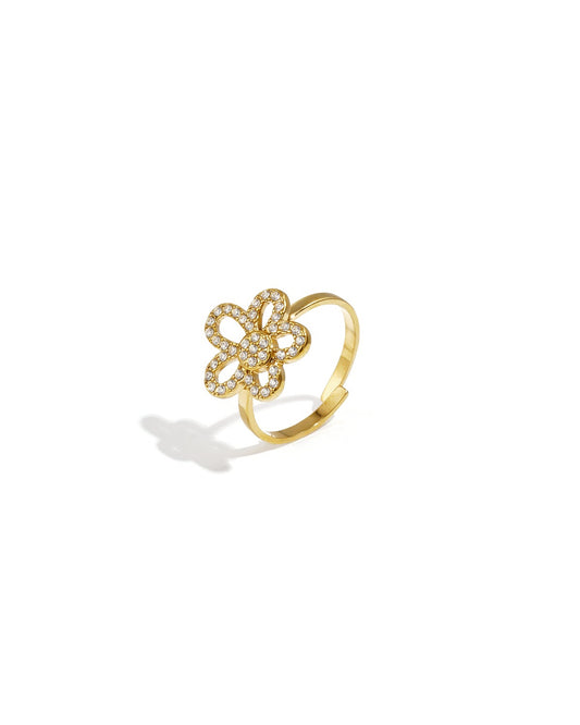 ANELLO FIORE SPARKLE