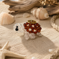 PORTACHIAVI TURTLE - Faceted Acrylic Beads