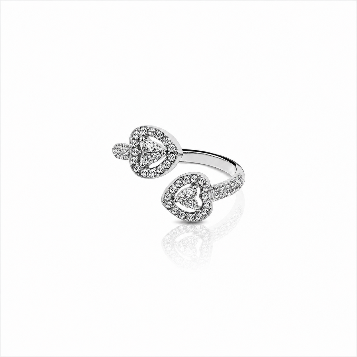 Anello Doppio Cuore