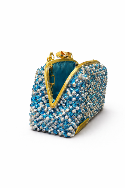 ALVIROSE - Medium Crystal Glass Jewel Bag