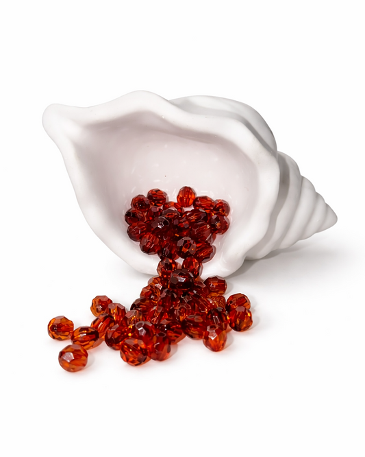 PERLINE SFACETTATE ACRILICHE (8 mm) - 500 g ~