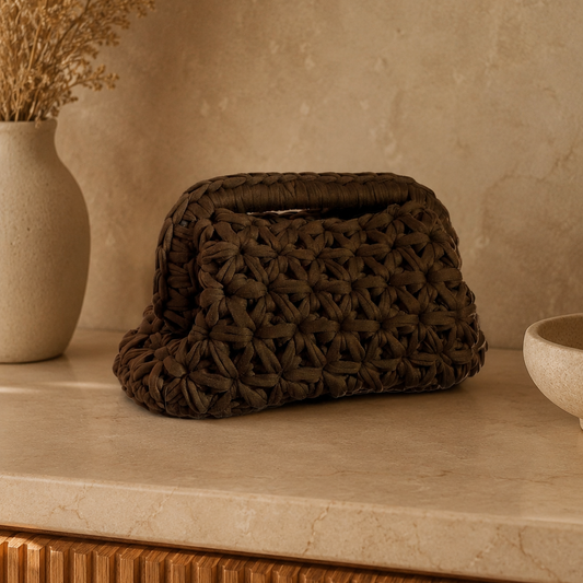 CLUTCH BAG ASTER - Chiusura 19 cm