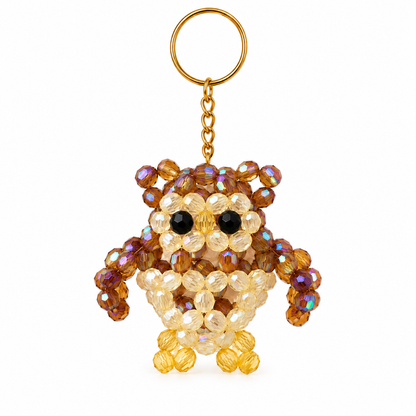 PORTACHIAVI GUFO - Faceted Acrylic Beads