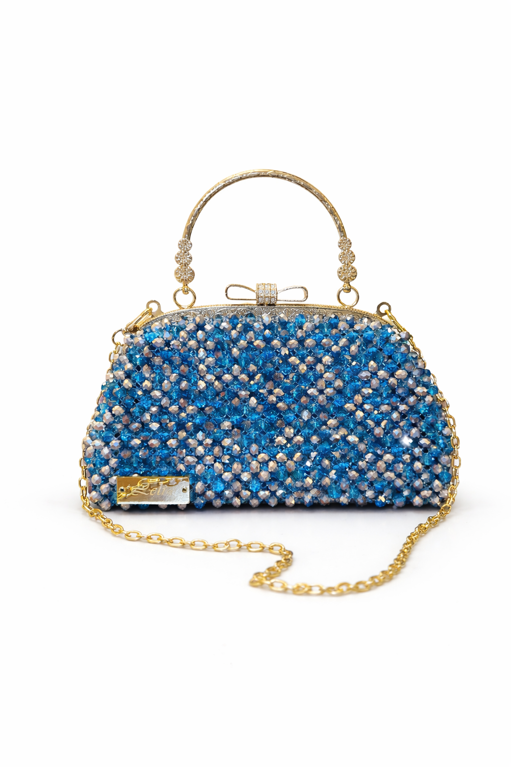 ALVIROSE - Medium Crystal Glass Jewel Bag