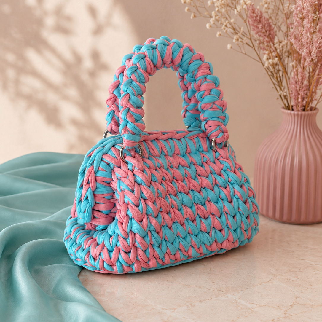 CLUTCH BAG BUBBLEGUM - Chiusura 19 cm