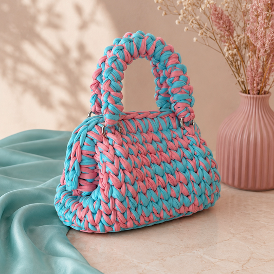 CLUTCH BAG BUBBLEGUM - Chiusura 19 cm