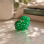 PORTACHIAVI HEART 3D (medium) - Faceted Acrylic Beads