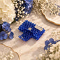 PORTACARTE SINGOLO CON PATTA - Faceted Acrylic Beads