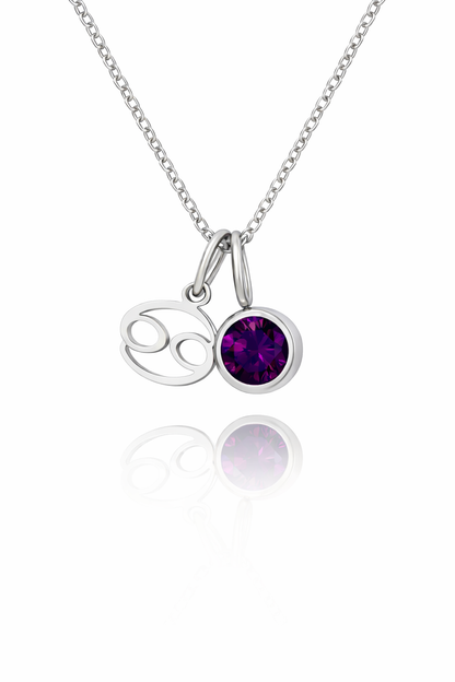 Collana Zodiacale con Birthstone