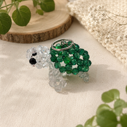 PORTACHIAVI TURTLE - Faceted Acrylic Beads