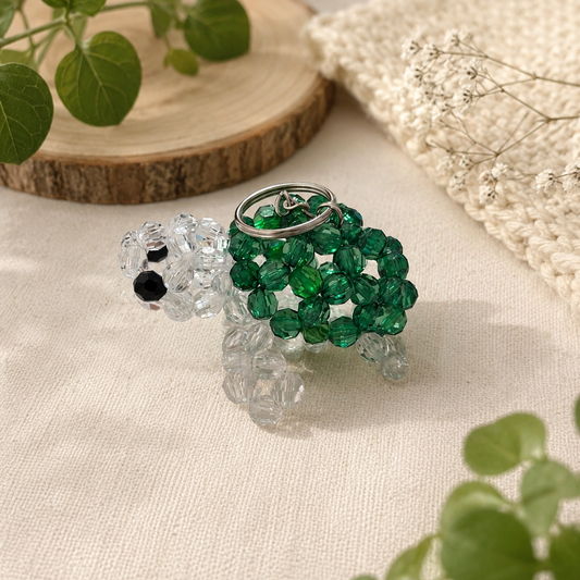 PORTACHIAVI TURTLE - Faceted Acrylic Beads