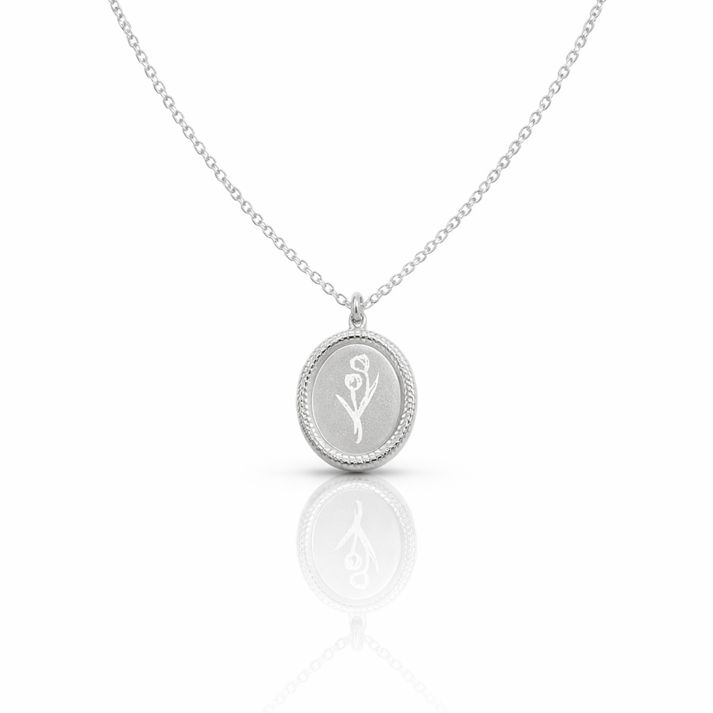 COLLANA INTRECCIO DI TULIPANI
