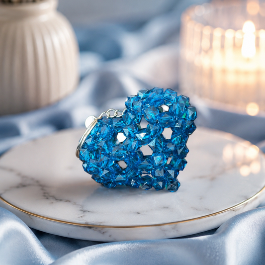 PORTACHIAVI HEART 3D - Square Acrylic Beads