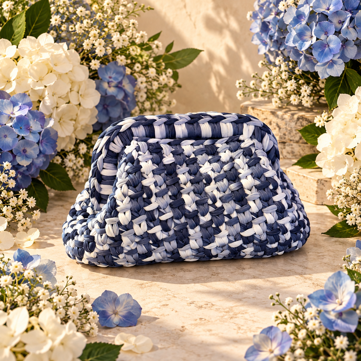 CLUTCH BAG COSTAWEAVE FUNNY - Chiusura 19 cm