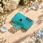 PORTACARTE SINGOLO CON PATTA - Faceted Acrylic Beads