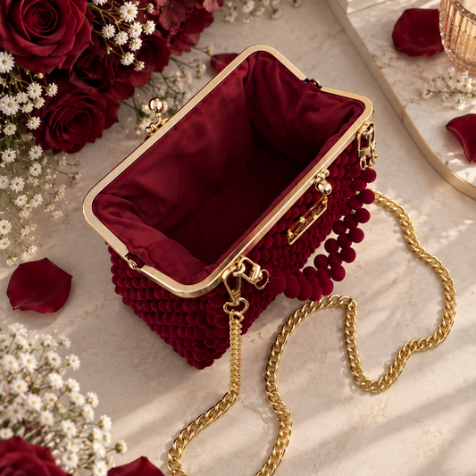 VELLORA - Velvet Jewel Bag