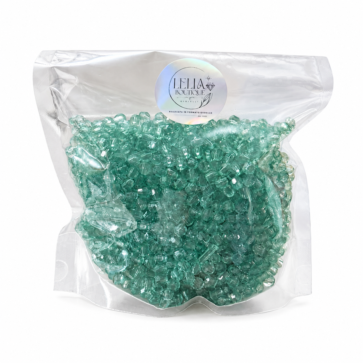 500 g ~ di PERLINE SFACETTATE - 8 mm