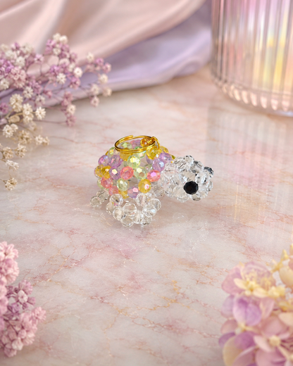 PORTACHIAVI TURTLE - Acrylic Beads & Crystal Glass Beads