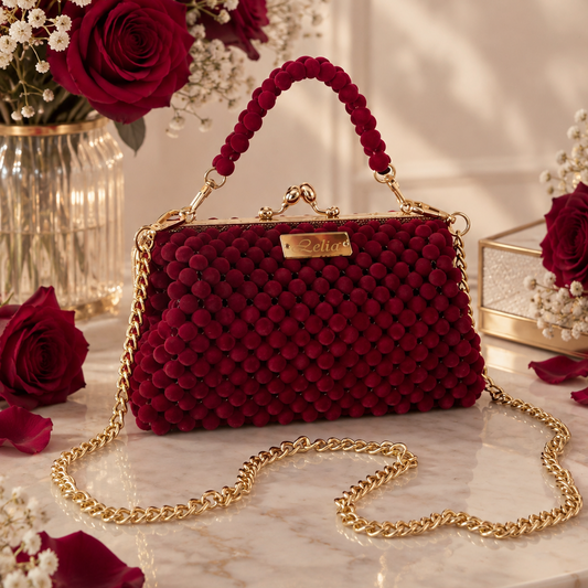 VELLORA - Velvet Jewel Bag