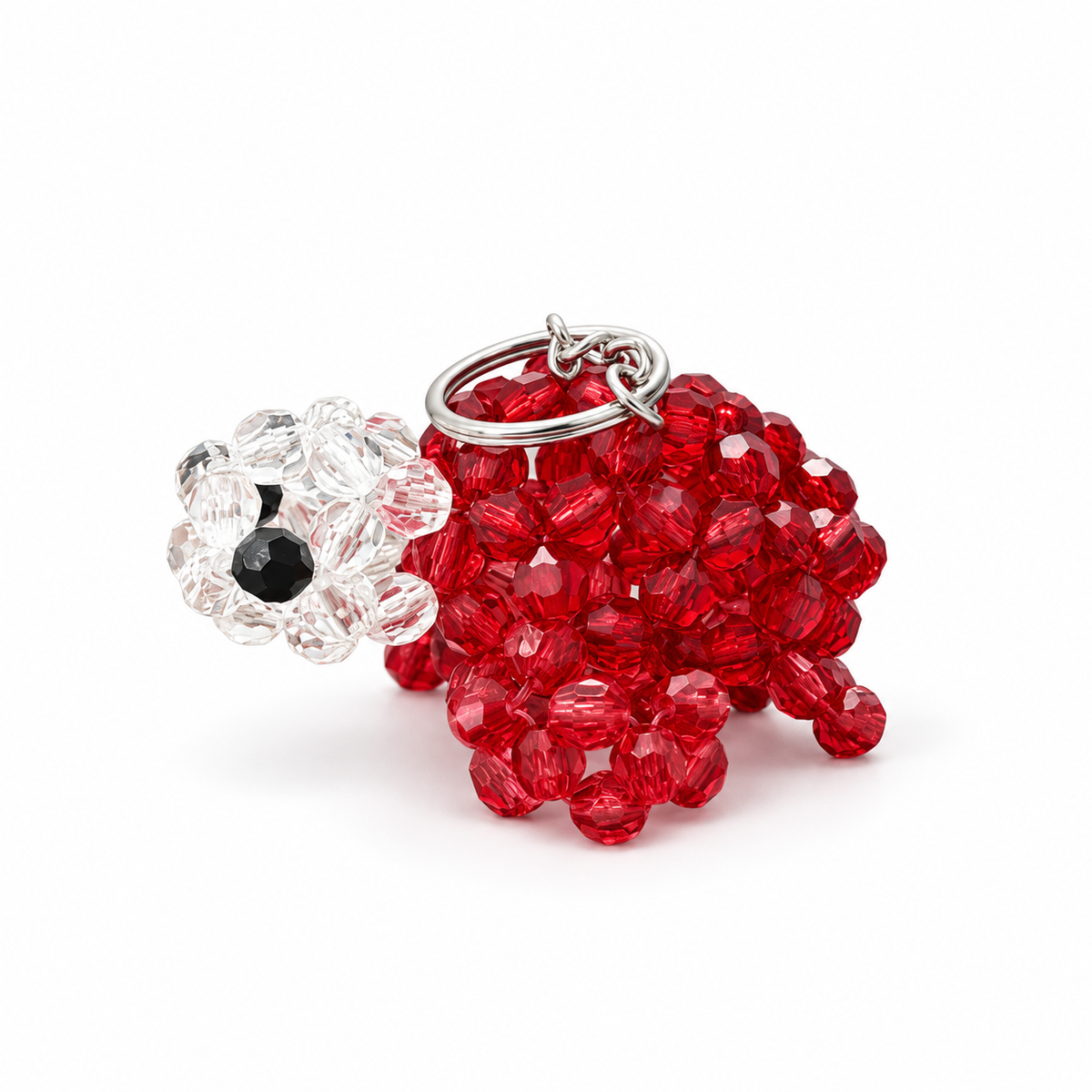 PORTACHIAVI TURTLE - Faceted Acrylic Beads
