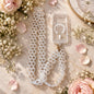 CORDINO PORTACELLULARE LUNGO - Faceted Acrylic Beads