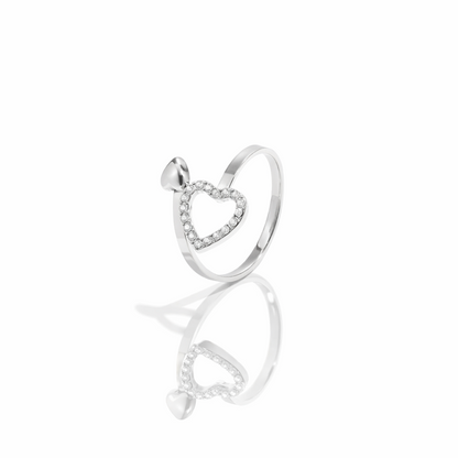 ANELLO CUORE PIENO, CUORE DI LUCE