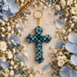 PORTACHIAVI CELESTIA - Crystal Glass Beads