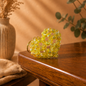 PORTACHIAVI HEART 3D (medium) - Faceted Acrylic Beads AB