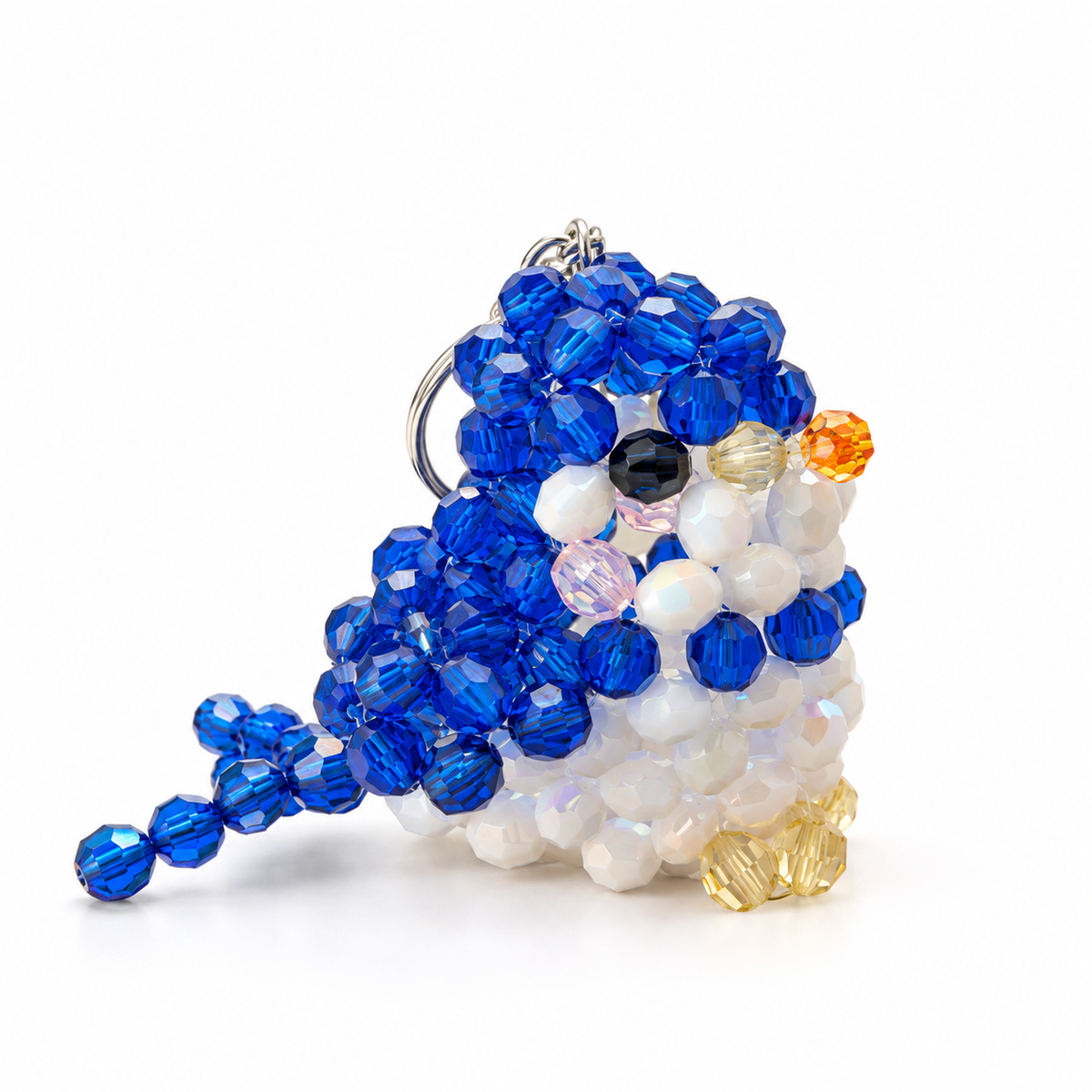 PORTACHIAVI BIRDIE - Faceted Acrylic Beads