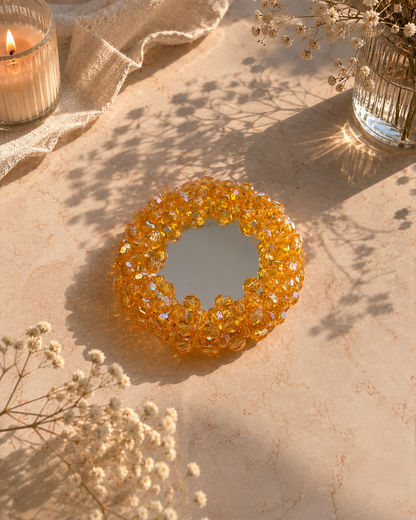 SPECCHIETTO PORTATILE - Faceted Acrylic Beads