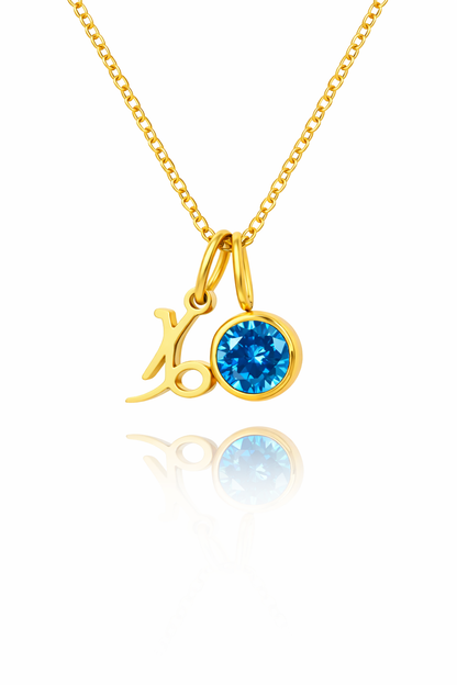 Collana Zodiacale con Birthstone