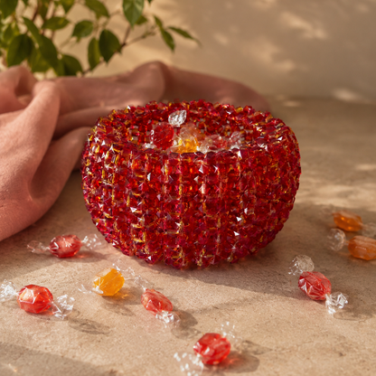 PORTACARAMELLE (medium) - Square Acrylic Beads
