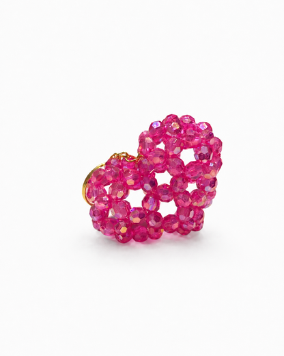 PORTACHIAVI HEART 3D - Acrylic Beads
