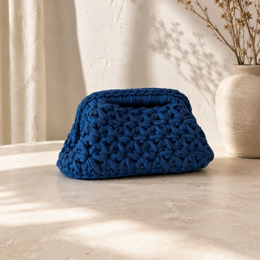 CLUTCH BAG ASTER - Chiusura 19 cm