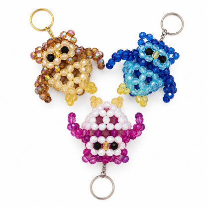 PORTACHIAVI GUFO - Faceted Acrylic Beads