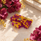 PORTACARTE SINGOLO CON PATTA - Faceted Acrylic Beads
